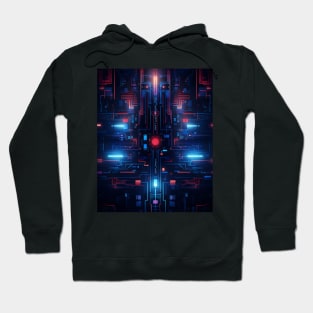 Techno pattern Hoodie